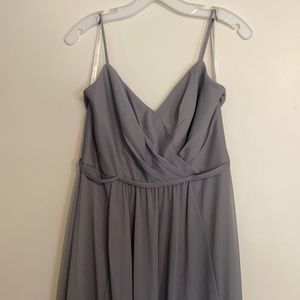 David’s Bridal Bridesmaid Mercury Color Dress
